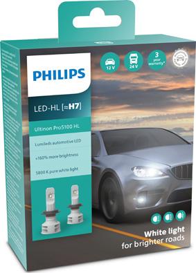 PHILIPS 11972U51X2 - Лампа розжарювання, фара дальнього світла autozip.com.ua