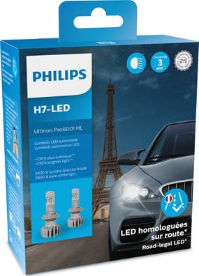 PHILIPS 11972U6001X2 - Лампа розжарювання, фара дальнього світла autozip.com.ua