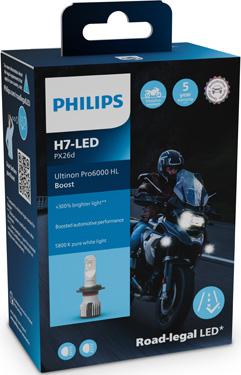 PHILIPS 11972U60BX1 - Лампа розжарювання, фара дальнього світла autozip.com.ua