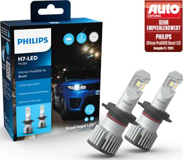 PHILIPS 11972U60BX2 - Лампа розжарювання, фара дальнього світла autozip.com.ua
