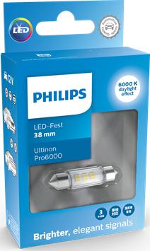 PHILIPS 11854CU60X1 - Лампа розжарювання, Освітлення салону autozip.com.ua