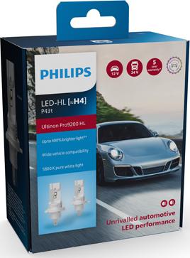 PHILIPS 11342U92X2 - Лампа розжарювання, фара дальнього світла autozip.com.ua