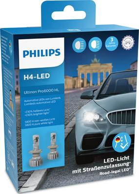 PHILIPS 11342U6000X2 - Лампа розжарювання, фара дальнього світла autozip.com.ua