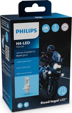 PHILIPS 11342U60B2X1 - Лампа розжарювання, фара дальнього світла autozip.com.ua