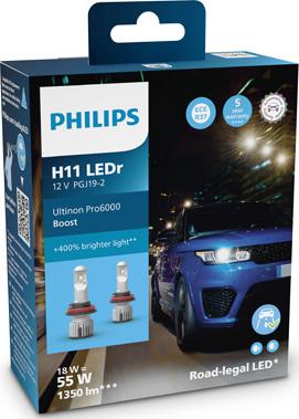 PHILIPS 11362U60BX2 - Лампа розжарювання, фара дальнього світла autozip.com.ua