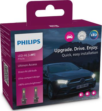 PHILIPS 11258U2500CX - Лампа розжарювання, фара дальнього світла autozip.com.ua