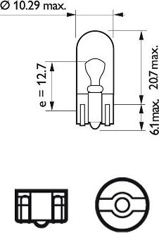 PHILIPS 13961CP - Лампа розжарювання, ліхтар покажчика повороту autozip.com.ua