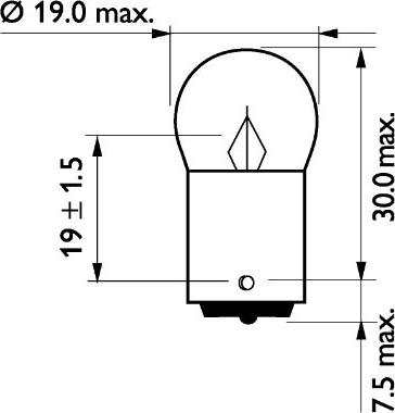 PHILIPS 13814B2 - Лампа розжарювання, ліхтар освітлення номерного знака autozip.com.ua