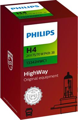 PHILIPS 13342HWC1 - Лампа розжарювання, фара дальнього світла autozip.com.ua