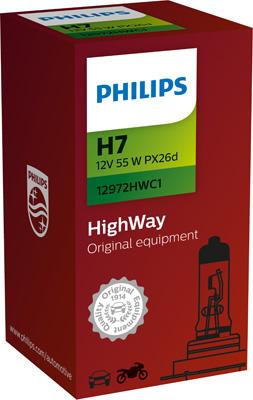 PHILIPS 12972HWC1 - Лампа розжарювання, фара дальнього світла autozip.com.ua