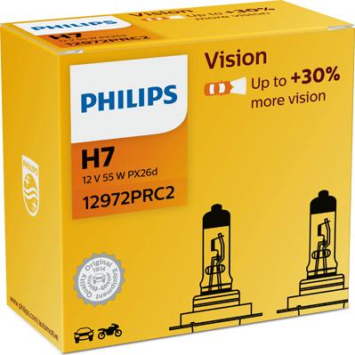 PHILIPS 12972PRC2 - Лампа розжарювання, фара дальнього світла autozip.com.ua
