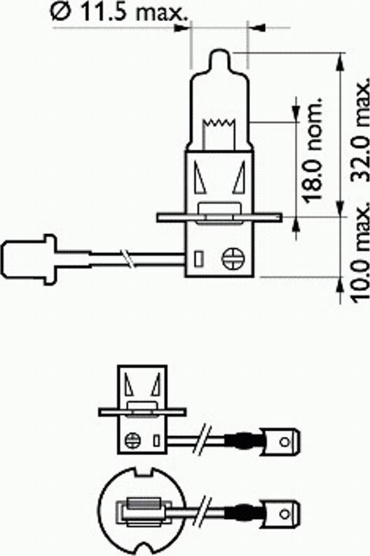 PHILIPS 12455 - Лампа розжарювання, протитуманні фари autozip.com.ua