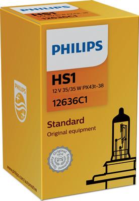 PHILIPS 12636C1 - Лампа розжарювання, фара дальнього світла autozip.com.ua
