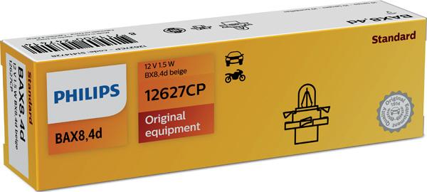 PHILIPS 12627CP - Лампа розжарювання, освітлення щитка приладів autozip.com.ua