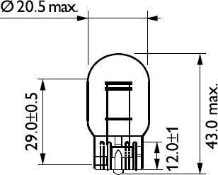 PHILIPS 12066B2 - Лампа розжарювання, ліхтар сигналу гальма / задній габаритний autozip.com.ua