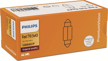 PHILIPS 12866CP - Лампа розжарювання, ліхтар освітлення номерного знака autozip.com.ua