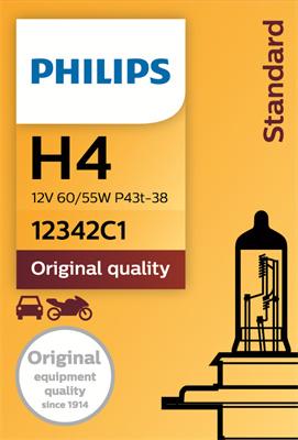 PHILIPS 12342C1 - Лампа розжарювання, фара дальнього світла autozip.com.ua