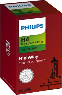 PHILIPS 12342HWC1 - Лампа розжарювання, фара дальнього світла autozip.com.ua