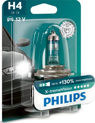 PHILIPS 12342XV+B1 - Лампа розжарювання, фара дальнього світла autozip.com.ua