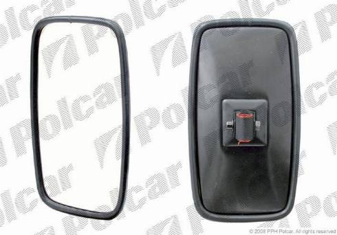 Polcar 99LU33-E - Зовнішнє дзеркало autozip.com.ua