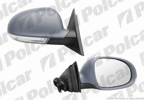 Polcar 9549524M - Зовнішнє дзеркало autozip.com.ua