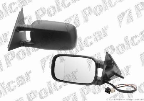 Polcar 9546515M - Дзеркальне скло, зовнішнє дзеркало autozip.com.ua