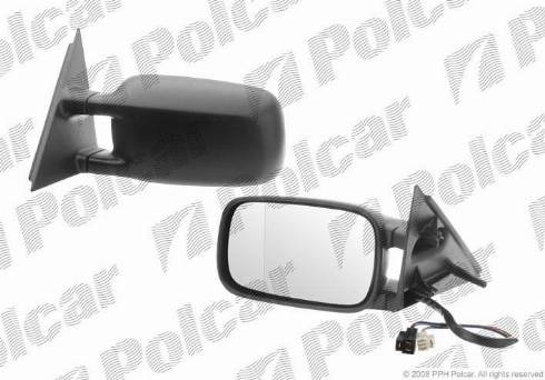 Polcar 9546516M - Зовнішнє дзеркало autozip.com.ua