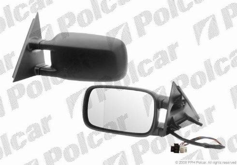 Polcar 9546513M - Зовнішнє дзеркало autozip.com.ua