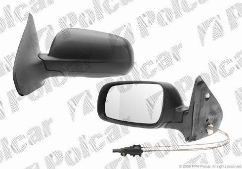 Polcar 9541512M - Зовнішнє дзеркало autozip.com.ua