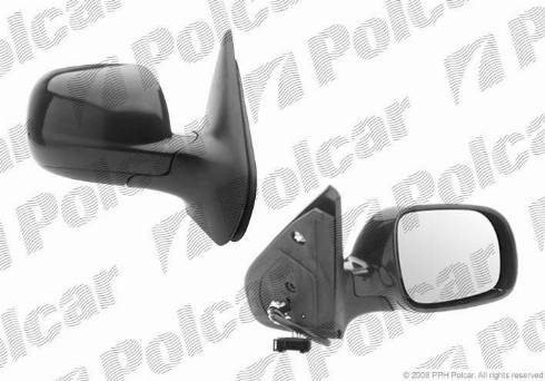 Polcar 9541524M - Зовнішнє дзеркало autozip.com.ua