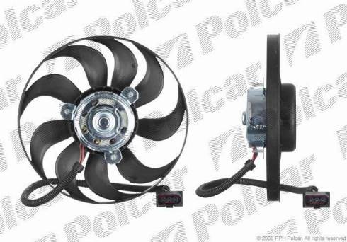 Polcar 954123U1 - Вентилятор, охолодження двигуна autozip.com.ua