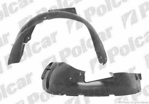 Polcar 9541FL1X - Обшивка, колісна ніша autozip.com.ua