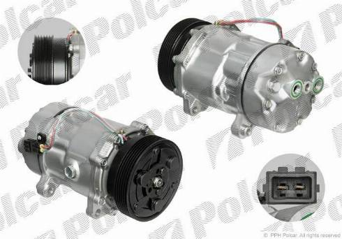 Polcar 9541KS-1 - Компресор, кондиціонер autozip.com.ua