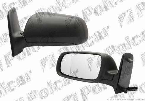 Polcar 9550524M - Зовнішнє дзеркало autozip.com.ua