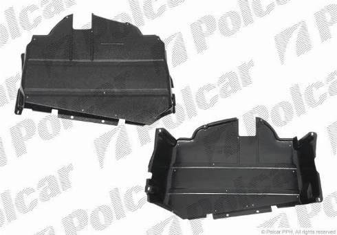 Polcar 9550346Q - Кожух двигуна autozip.com.ua