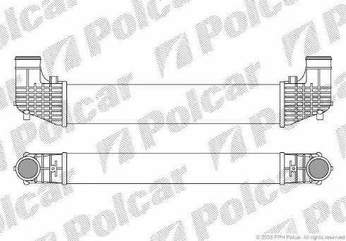 Polcar 9550J81X - Интеркулер autozip.com.ua