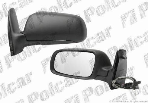 Polcar 9551511M - Зовнішнє дзеркало autozip.com.ua