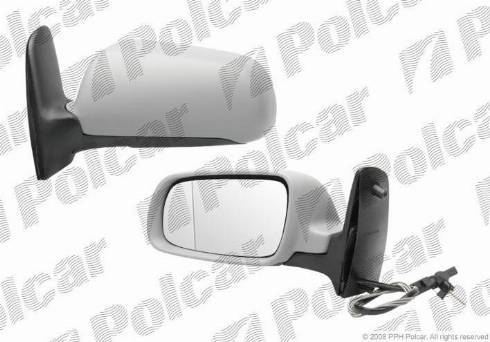 Polcar 9551512M - Зовнішнє дзеркало autozip.com.ua