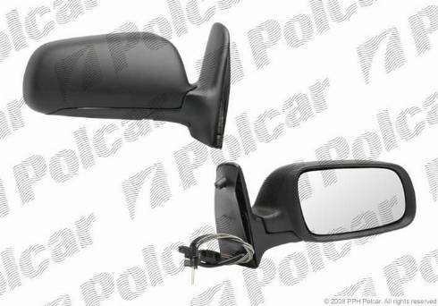 Polcar 9551521M - Зовнішнє дзеркало autozip.com.ua