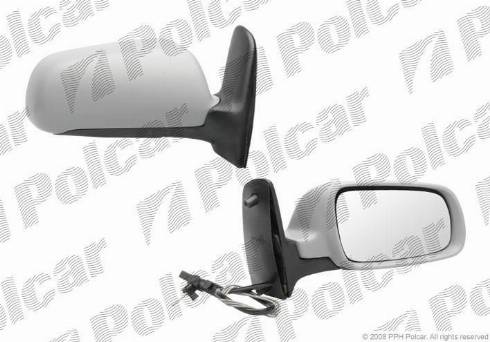 Polcar 9551522M - Зовнішнє дзеркало autozip.com.ua
