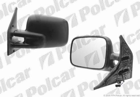 Polcar 9566513M - Зовнішнє дзеркало autozip.com.ua