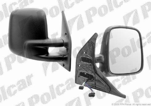 Polcar 9566524E - Зовнішнє дзеркало autozip.com.ua