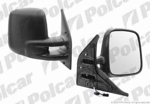Polcar 9566523M - Зовнішнє дзеркало autozip.com.ua