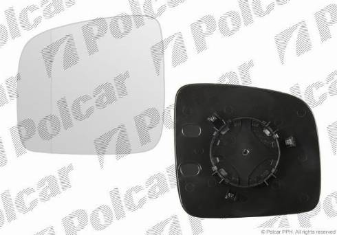 Polcar 9568546M - Зовнішнє дзеркало autozip.com.ua