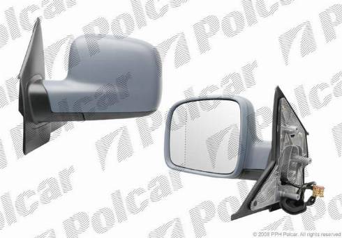 Polcar 9568515M - Зовнішнє дзеркало autozip.com.ua