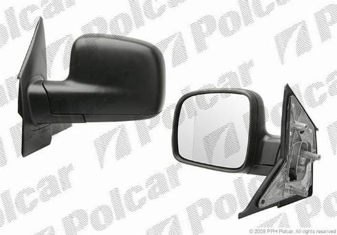 Polcar 956851-M - Зовнішнє дзеркало autozip.com.ua
