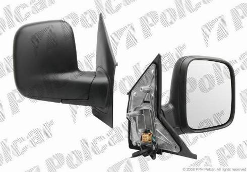 Polcar 9568524M - Зовнішнє дзеркало autozip.com.ua