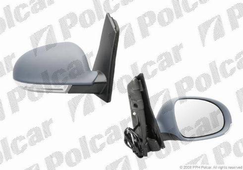 Polcar 9515524M - Зовнішнє дзеркало autozip.com.ua