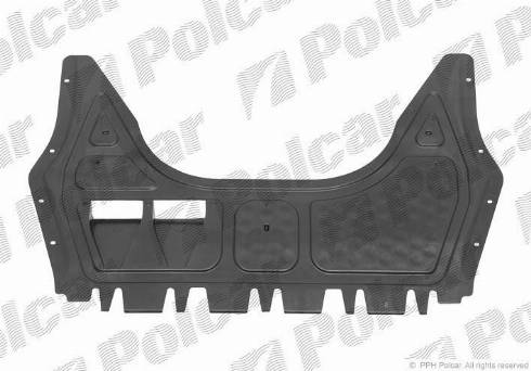 Polcar 9513345Q - Ізоляція моторного відділення autozip.com.ua