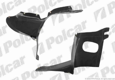 Polcar 9513FP-1 - Обшивка, колісна ніша autozip.com.ua